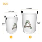 Personalisierte Name Spielzeug Lagerung Korb Wäschekorb wasserdicht Oxford Tuch mit Griff Geburtstag Geschenk für Familie Kind