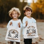 Personalisierte Happy Halloween Creep It Real Treat Tasche Geist Spooky Skelett Kürbis Jute Tasche Tote Bag Home Dekoration Halloween Geschenk für Fam