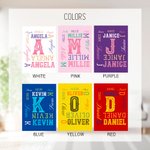 Gepersonaliseerde hoge kwaliteit super zacht molton of Sherpa deken met initiële naam cadeau voor kind vriend