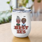 Gepersonaliseerde Soul Sisters Another Year of Bonding Over Alcohol 12oz Wine Tumbler met rietje Verjaardag Bruidsfeest Cadeau voor je Bestie