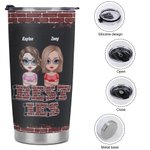 Henkilökohtainen Keeping Each Other Sane 20oz Stainless Steel Tumbler kuuma ja kylmä juomat joululahja syntymäpäivälahja sisko