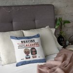 Henkilökohtainen Besties sietää toisiaan heittää tyynynpäällinen tyynynpäällinen syntymäpäivä joululahja Besties Sisko kodin sisustus