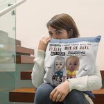 Henkilökohtainen Suuri ystävä Bails You Out Of Jail Throw tyynynpäällinen tyynynpäällinen Besties joulu syntymäpäivälahja