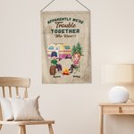 Henkilökohtainen Ilmeisesti olemme ongelmia yhdessä Kuka tiesi Puutarha lippu Ystävänpäivä lahjoja Camping pariskunnille