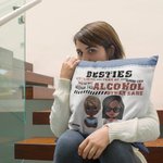 Henkilökohtainen Besties sietää toisiaan heittää tyynynpäällinen tyynynpäällinen syntymäpäivä joululahja Besties Sisko kodin sisustus