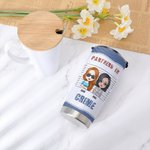 Henkilökohtainen Partners In Crime 20oz ruostumattomasta teräksestä Tumbler joululahja syntymäpäivälahja lahja paras kaveri