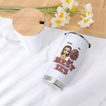 Henkilökohtainen Besties 20oz ruostumattomasta teräksestä Tumbler päivittäiseen käyttöön Joululahja Syntymäpäivälahja parhaalle ystävälle