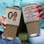 Personalised Besties Everything Nice We're Sage & Hood And Wish A Mufuka 30oz Tumbler Christmas Day Thanksgiving Birthday Gift