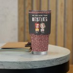 Henkilökohtainen Olemme enemmän kuin Besties Hyvä ystävä Soul Sisko 30oz Portable Tumbler Syntymäpäivälahja parhaille ystäville