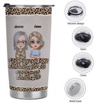 Henkilökohtainen Tässä on toinen vuosi Bonding yli alkoholin sietäminen Idiootit 20oz ruostumattomasta teräksestä Tumbler joululahja ystävälle