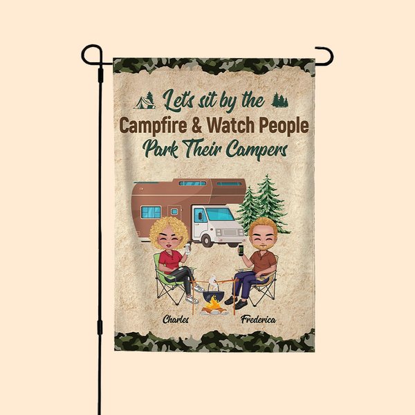 Bandiera da giardino personalizzata per coppia: 