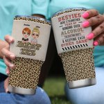 Gepersonaliseerde Here's To Another Year Of Bonding Over Alcohol 30oz Tumbler Verjaardagscadeau voor Besties