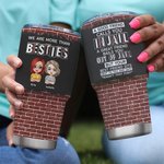 Henkilökohtainen Olemme enemmän kuin Besties Hyvä ystävä Soul Sisko 30oz Portable Tumbler Syntymäpäivälahja parhaille ystäville