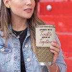 Henkilökohtainen Olemme ongelmia, kun olemme yhdessä Kuka tiesi 30oz Tumbler joulupäivä kiitospäivä syntymäpäivä lahja