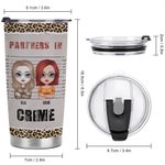Henkilökohtainen Partners In Crime 20oz Stainless Steel Tumbler päivittäiseen käyttöön Joululahja Syntymäpäivälahja parhaalle ystävälle