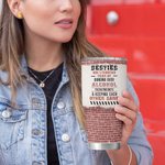 Personalised Soul Sister Tolerating Idiots & Keeping Each Other Sane 30oz Tumbler Birthday Gift for Besties