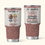 Henkilökohtainen Partners In Crime Besties 30oz Tumbler Double Wall tyhjiö vuoto todiste Best Friends lahja syntymäpäivälahja