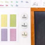 Decalcomanie personalizzate per le luci di livello vocale Set di 3 decalcomanie per la gestione della scuola in classe Regalo per l'insegnante