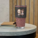 Personalised Best Friends We're Not Sugar & Spice  30oz Tumbler Leak Proof Vacuum Insulated Birthday Gift