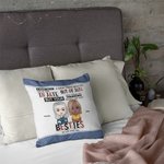 Henkilökohtainen Suuri ystävä Bails You Out Of Jail Throw tyynynpäällinen tyynynpäällinen Besties joulu syntymäpäivälahja