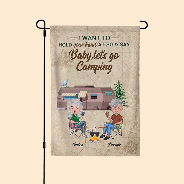 Bandiera da giardino personalizzata per coppia: 