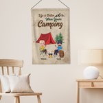 Henkilökohtainen elämä on parempaa kun olet Camping Garden Flag Ystävänpäivä lahja Camping pari