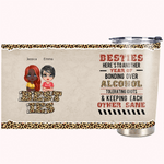 Henkilökohtainen Tässä on toinen vuosi Bonding yli alkoholin sietäminen Idiootit 20oz ruostumattomasta teräksestä Tumbler joululahja ystävälle