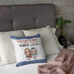 Henkilökohtainen Besties Partners In Crime heittää tyynyn kansi tyynynpäällinen syntymäpäivä joululahja Besties makuuhuoneen sisustus