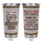 Henkilökohtainen Tässä on toinen vuosi Bonding yli alkoholin sietäminen Idiootit 20oz ruostumattomasta teräksestä Tumbler joululahja ystävälle