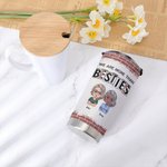 Henkilökohtainen Brick Tausta Olemme enemmän kuin Besties 20oz ruostumattomasta teräksestä Tumbler joululahja syntymäpäivälahja lahja paras kaveri