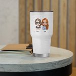 Personalised We're Not Sugar & Spice 30oz Tumbler Leak Proof Vacuum Insulated Soul Sister Gift