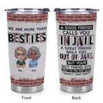 Henkilökohtainen Brick Tausta Olemme enemmän kuin Besties 20oz ruostumattomasta teräksestä Tumbler joululahja syntymäpäivälahja lahja paras kaveri