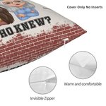 Personlig Tydligen är vi problem när vi är tillsammans Vem visste kasta kuddeöverdrag kudde födelsedag julklapp för vänner besties