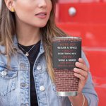 Personalised Best Friends We're Not Sugar & Spice  30oz Tumbler Leak Proof Vacuum Insulated Birthday Gift