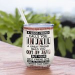 Personalised We Are More Than Besties Soul Sisters Wine Tumbler with Straw Birthday Bridal Party Gift Suitable for Hot and Cold Liquids