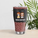 Henkilökohtainen Ilmeisesti olemme ongelmia, kun olemme yhdessä kaareva Tumbler Paras ystävä syntymäpäivälahja naisille sisaret