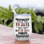 Gepersonaliseerde We Are More Than Best Friend Best Friend Quote wijn Tumbler met rietje Grappig cadeau voor zussen Geschikt voor warme en koude vloei