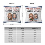 Henkilökohtainen Besties Partners In Crime heittää tyynyn kansi tyynynpäällinen syntymäpäivä joululahja Besties makuuhuoneen sisustus