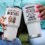 Personalized Brick Style We Are More Than Besties A Good Friend 30oz Tumbler Birthday Christmast Gift for Besties