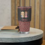 Henkilökohtainen Besties Partners In Crime 30oz Tumbler syntymäpäivälahja Soul Sisko lahja parhaille ystäville