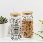 Gepersonaliseerde 20oz I Am Truly Grateful for Books Glazen Beker met Deksel en Rietje Boekliefhebber Gift