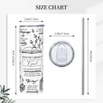 Gobelet personnalisé 20oz avec paille et nom Cadeau d'anniversaire pour les amoureux des livres