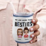 Henkilökohtainen Olemme enemmän kuin Besties Best Friend Aina kanssasi Wine Tumbler joululahja eristys vaikutus