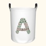 Personalisierte Name Spielzeug Lagerung Korb Wäschekorb wasserdicht Oxford Tuch mit Griff Geburtstag Geschenk für Familie Kind