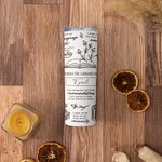 Gobelet personnalisé 20oz avec paille et nom Cadeau d'anniversaire pour les amoureux des livres