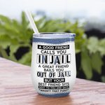 Henkilökohtainen Olemme enemmän kuin Besties Best Friend Aina kanssasi Wine Tumbler joululahja eristys vaikutus