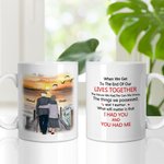 Henkilökohtainen Vanha Pariskunta Setting Sun Company Toiset Keraaminen C-tyypin kahva Muki Vuosipäivä Lahja Syntymäpäivä Lahja pariskunnalle