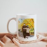 Henkilökohtainen kun pääsemme elämämme loppuun yhdessä kahva muki nimi vuosipäivä lahja syntymäpäivälahja lahja pariskunnalle