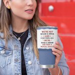 Personalized We're Not Sugar & Spice Besties 30oz Portable Leak Proof Tumbler Birthday Gift Best Friends Gift