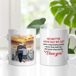 Personalized No Matter How Old We Get Ceramic C-type Handle Mug Anniversary Souvenir Gift Birthday Gift for Couple